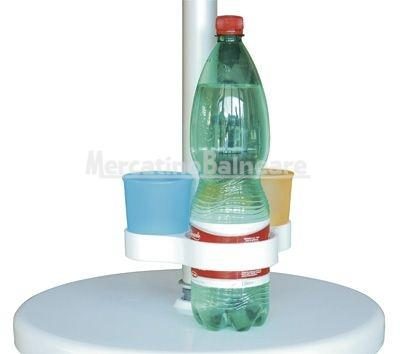 Portabottiglie/lattine/bicchieri per Ombrellone