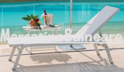 Lettino in alluminio 901 Navy