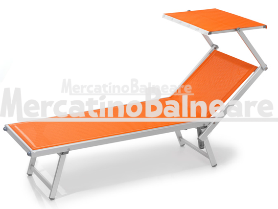 Lettino da spiaggia Standard in alluminio