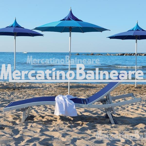 Lettino in alluminio 909 Modello Onda