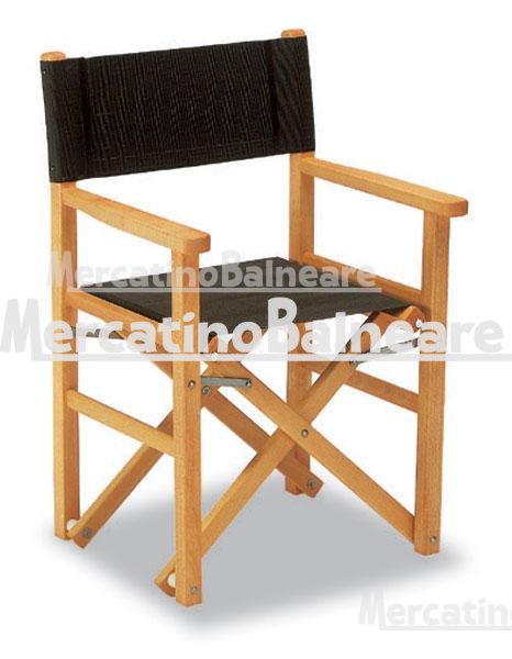 Sedia Regista in legno di Frassino