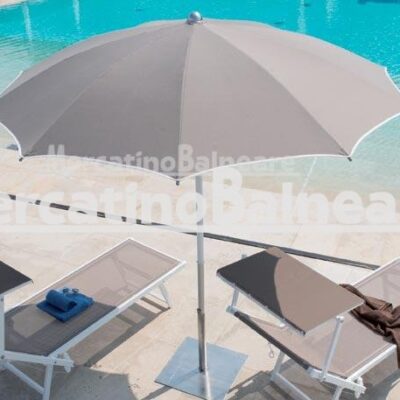 Ombrellone in alluminio classico senza panta