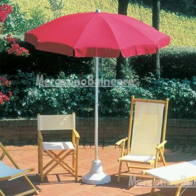 Ombrellone in alluminio classico con panta
