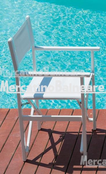 Sedia regista in alluminio Top