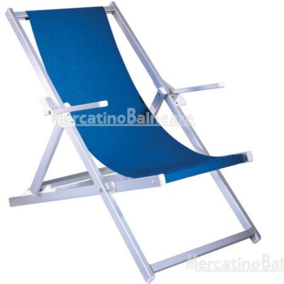 Sdraio in alluminio da spiaggia professionale