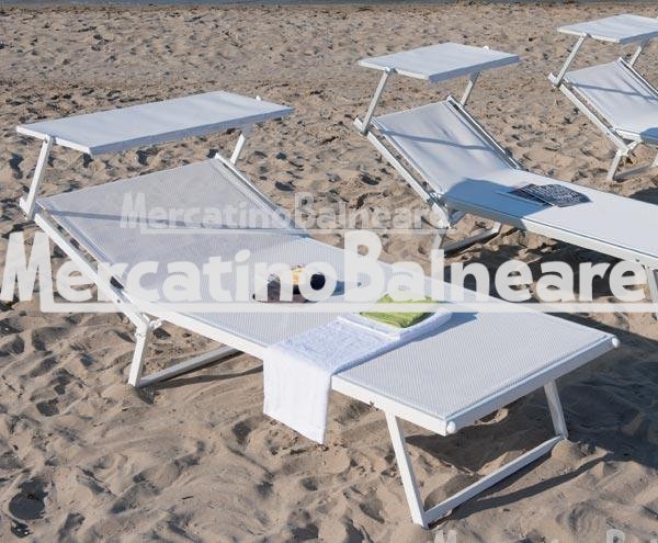 Lettino prendisole alluminio VIP - immagine 2