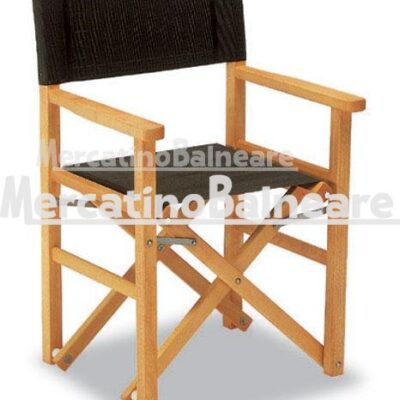 Sedia Regista in legno di Frassino
