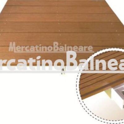 Pedana in wpc-legno composito + alluminio