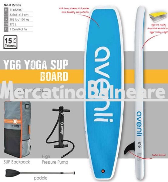 Yoga SUP board YG6-No 27385 11FT thinkness 6in - immagine 2