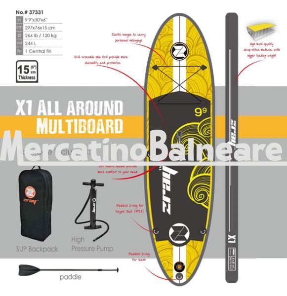 All around Multiboard X1-No 37331 9FT9IN thinkness 6in - immagine 2