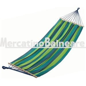 Amaca per 1 persona, con barre di legno