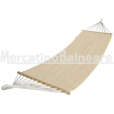 Amaca per 1 persona, con barre di legno