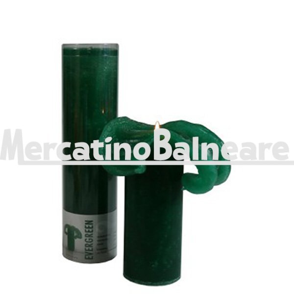 Candela profumata "EVERGREEN": frutti, rosa, lavanda