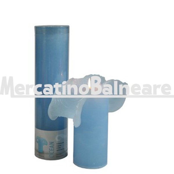 Candela profumata "OCEAN": viola, giglio, erbe