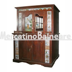 Credenza in legno di Teak con decori