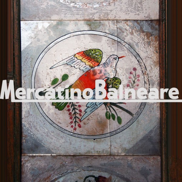 Credenza in legno di Teak con decori - immagine 3