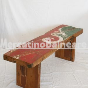 Panca in legno Teak di recupero