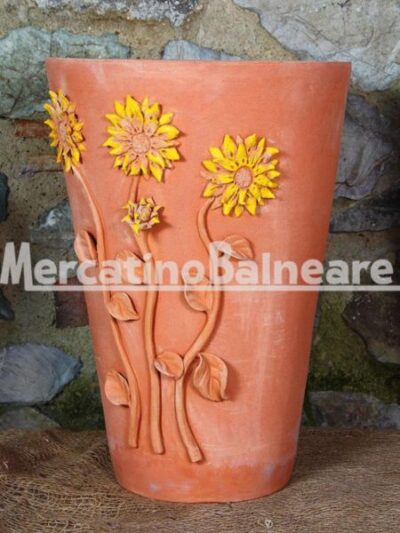 Vaso decorativo con Girasoli