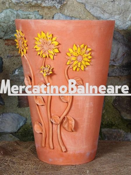 Vaso decorativo con Girasoli