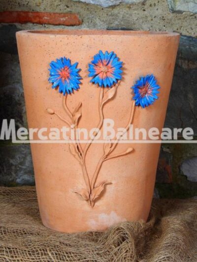 Vaso decorativo con Fiordaliso