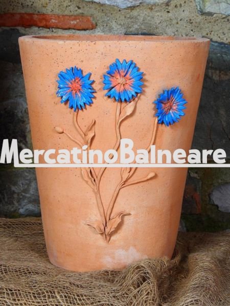 Vaso decorativo con Fiordaliso