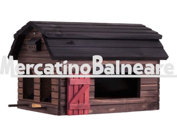 Multifeeder Barn marrone Wildlife Garden