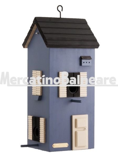 Mangiatoia condominio per piccoli uccelli color Blu Wildlife Garden