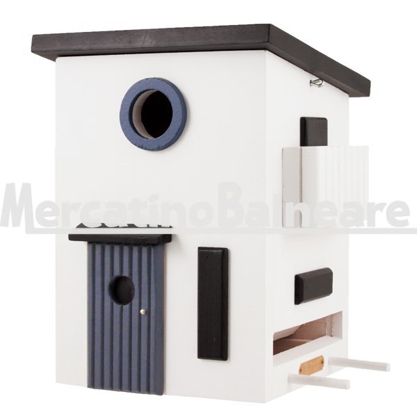 Casetta Nido e mangiatoia a tetto spiovente Wildlife Garden