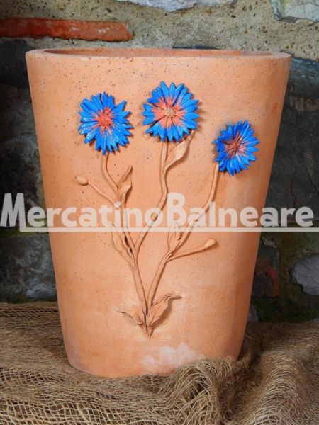Vaso decorativo con Fiordaliso