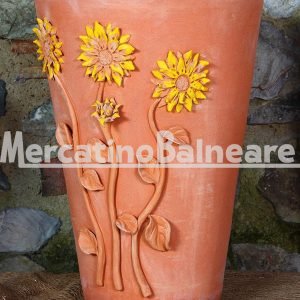 Vaso decorativo con Girasoli