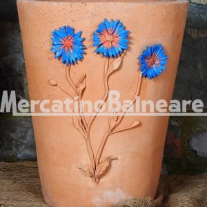 Vaso decorativo con Fiordaliso