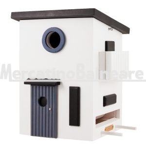 Casetta Nido e mangiatoia a tetto spiovente Wildlife Garden