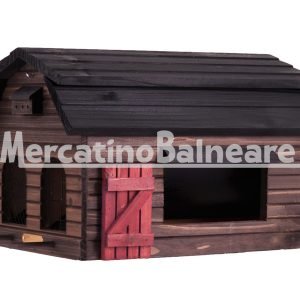 Multifeeder Barn marrone Wildlife Garden