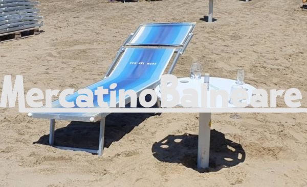 Tavolino da spiaggia economico su base ombrellone - immagine 3
